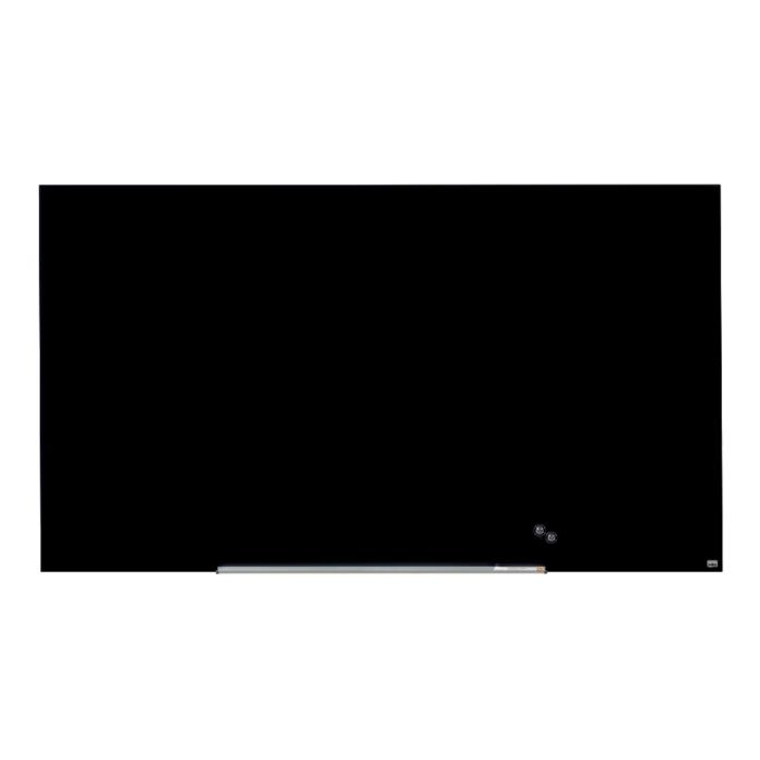 Sklenená tabuľa Nobo Diamond čierna 85”, 1900x1000mm