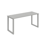 Pracovný stôl UNI O, 160x75,5x60 cm, sivá/sivá