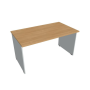 Pracovný stôl Gate, 140x75,5x80 cm, dub/sivý