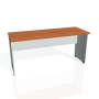 Pracovný stôl Gate, 160x75,5x60 cm, čerešňa/sivý