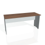 Pracovný stôl Gate, 160x75,5x60 cm, orech/sivý