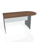 Doplnkový stôl Gate, 160x75,5x80 cm, orech/sivá
