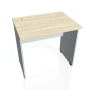 Pracovný stôl Gate, 80x75,5x60 cm, agát/sivý