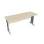 Pracovný stôl Cross, 160x75,5x60 cm, agát/kov