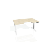 Pracovný stôl Motion Ergo, PO, 2S, 180x70,5-120,5x90 cm, agát/biela