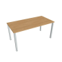 Pracovný stôl Uni, 160x75,5x80 cm, dub/sivá