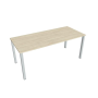 Pracovný stôl Uni, 180x75,5x80 cm, agát/sivá