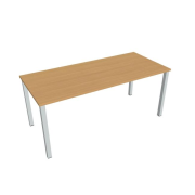 Rokovací stôl Uni, 180x75,5x80 cm, buk/sivá