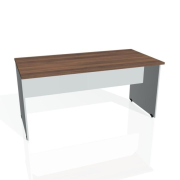 Rokovací stôl Gate, 160x75,5x80 cm, orech/sivá