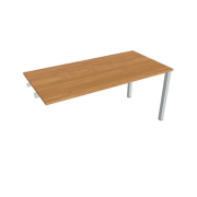 Rokovací stôl Uni k pozdĺ. reťazeniu, 160x75,5x80 cm, jelša/sivá