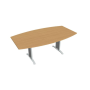 Rokovací stôl Flex, 200x75,5x110 cm, buk/kov