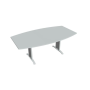 Rokovací stôl Flex, 200x75,5x110 cm, sivý/kov