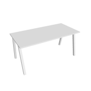 Rokovací stôl UNI A, 160x75,5x80 cm, biela/biela