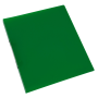 Zakladač 2-krúžkový Q-CONNECT celoplastový 1,6cm transparentný zelený