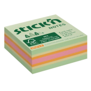 Samolepiaci bloček mini, 51x51 mm, lesný mix pastelových farieb, 240 lístkov