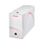 Archívny box Esselte 150mm biely/červený