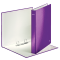 Zakladač 2-krúžkový Leitz WOW celoplastový 4cm purpurový