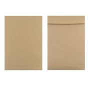 Taška B4 s X dnom a odtrhávacou páskou 250 x 354 mm hnedá 130g