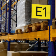 Magnetické značenie uličky A4, na šírku, transparentné Magnetické značenie uličky