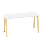 Pracovný stôl ALFA ROOT 140x80cm, biely