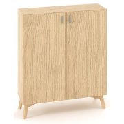 Policová skriňa ALFA ROOT, 2 police, 100x47x121,5cm, dub