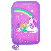 Peračník KEYROAD 2-zipsový plný, mix farieb