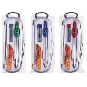 Kružidlo kovové s grafitmi KEYROAD, mix farieb