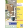 Etikety univerzálne kruhové 10mm Avery A4 10 hárkov