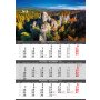 Nástenný kalendár 3-mesačný Hory 31,5 x 45 cm 2026
