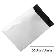 Plastové obálky na zásielky 550 x 770 mm biele 100ks