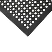 Rohož exteriérová pryžová Rampmat 80x120cm čierna