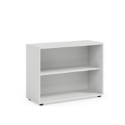 Policová skriňa BASIC, otvorená 100x40x75,3cm, biela
