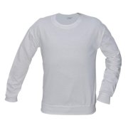 Mikina UNI TOURS biela veľ. L