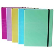 Kartónový box s gumičkou DONAU, A4/40mm, mix pastelových farieb, 10 ks