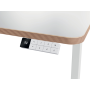 Stôl na sedenie/státie elektrický Leitz Ergo s kompaktnou doskou, 140x80cm biely