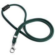 Závesný remienok DURABLE rPET so skobou, okrúhly, zelený 10 ks