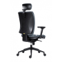 Kancelárska stolička GALA Plus SL sivá BN6 + podrúčky AR08