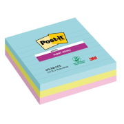 Bloček Post-it Super Sticky COSMIC, veľkosť 101x101 mm, 3 bločky po 70 lístkov
