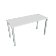 Pracovný stôl Uni, 140x75,5x60 cm, biela/sivá