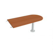 Doplnkový stôl Gate, 160x75,5x80 cm, čerešňa/kov