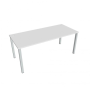 Pracovný stôl Uni, 180x75,5x80 cm, biela/sivá