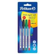 Sada guľôčkových pier Pelikan STICK s.soft 4 ks sada mix farieb